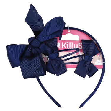 KillyS Kids Blue Headband and Hair Clips Set