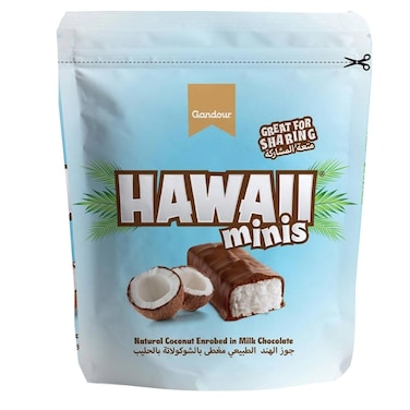 Hawaii Minis Coconut Milk Chocolate Bites, 165g