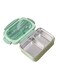 Stainless Steel Portable Lunch Box Green 23.00X8.00X16.50cm