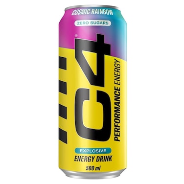 C4 Performance Energy Drink Cosmic Rainbow Zero Sugar, 500ml