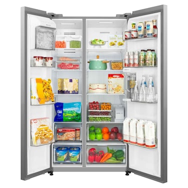 Midea Side-by-Side Refrigerator MDRS925CIE46M, 700L, Inox