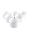 6-Piece Ramekin White 9x9x5cm