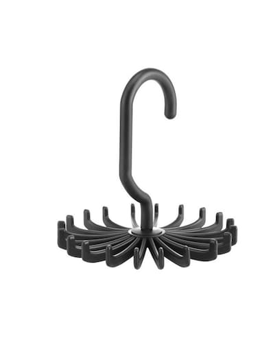 360 Degree Twirl Ties Rack Organizer Belt Hanger Hook Closet Organizer