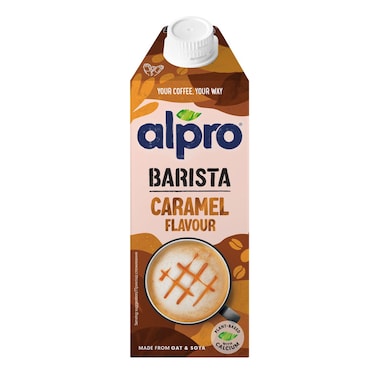 ألبرو مشروب باريستا النباتي بنكهة الكراميل، 1 لتر