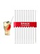 Glass Straws Set - 9 Pack with Cleaning Brush