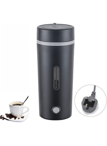 Enliansgo Travel Kettle Electric Small Stainless Steel - Portable Electric Kettle for Boiling Water- One Cup Hot Water Maker - 350ml Travel Electric Kettle