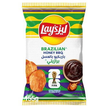 Lay's Brazilian Honey BBQ Potato Chips, 155g