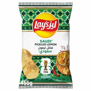 Lay's Saudi Pickled Lemon Potato Chips, 155g