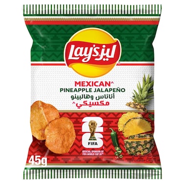 Lay's Mexican Pineapple Jalape&ntilde;o Potato Chips, 45g