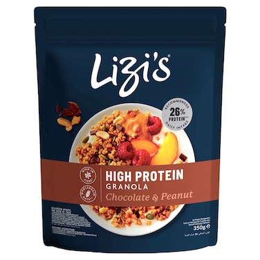 Lizi's High Protein Granola Chocolate and Peanut, 350g