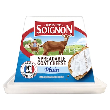 Soignon Spreadable Goat Cheese Plain, 150g