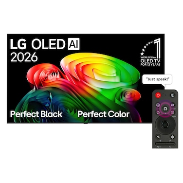 إل جي تلفاز الذكي 65 بوصة أوليد 4K بالذكاء الاصطناعي B6 OLED65B66LA - أسود