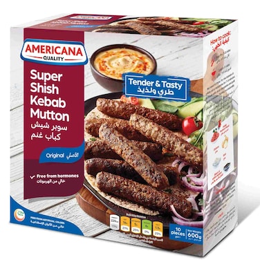 Americana Super Shish Kebab Mutton Original, 600g