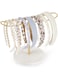 Dahey Headband Holder Metal Headband Organizer Hair Hoop Display Stand, Modern Hair Accessories Organizer Storage Hair Ropes Bracelets Bangles College Dorm Room Decor for Women and Girls, Gold
