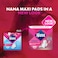 Nana Protection and Comfort Thick Regular Maxi Sanitary Pads, Regular Flow, 30 Pads