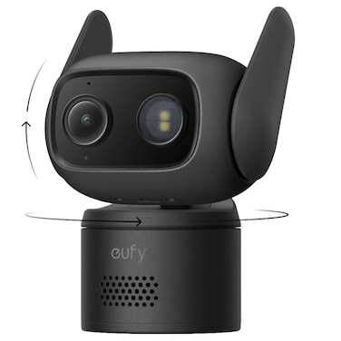 Anker Eufy Wired Solo Cam C31, IP Camera, Indoor/Outdoor, Black, AI Detection, Local Storage