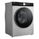 LG F4X5RYP23 Front Load Washing Machine, 10 kg, 1400 RPM, AI DD, Steam, Wi-Fi, Silver