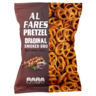 Al Fares Pretzel Smoked BBQ Flavour, 100g