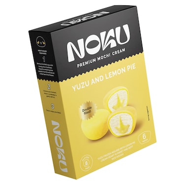 Noku Premium Mochi Cream Yuzu and Lemon Pie, 210g