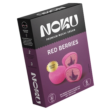 Noku Premium Mochi Cream Red Berries, 210g