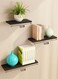 3-Piece Book Shelves Set Black