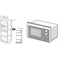 هوفر ميكروويف مدمج HMW-M3925-SBI، ستانلس ستيل