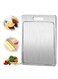 Titanium Cutting Board, Cutting Board for Kitchen, Double Sided Food-Grade Titanium Board for Meat Fruit &amp; Vegetable