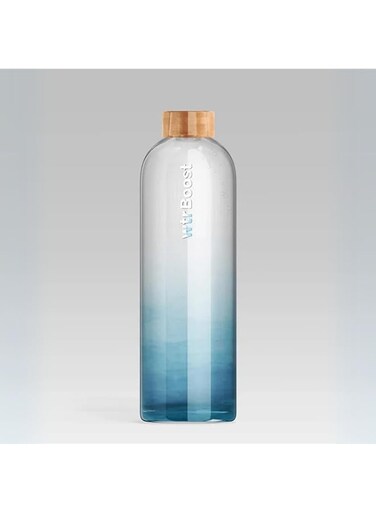 WTRBOOST - Save The Ocean - Borosilicate Glass Bottle