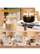 Self Stirring Mug, Electric Mixing Cup Self Stirring Coffee Mug High Borosilicate Glass Mixing Coffee Mug Rotating Home Office Travel Stirring Cup Suitable for Coffee/Milk/Protein Powder