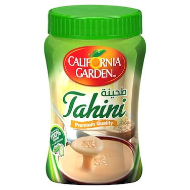 California Garden Premium Quality Tahini, 100% Pure Sesame Paste, 450g