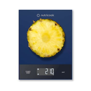 Nutricook Digital Kitchen Scale, 5kg Capacity, Stainless Steel, Silver