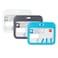 Deli Name Badge Card Holder EF422, Horizontal, Assorted Colors