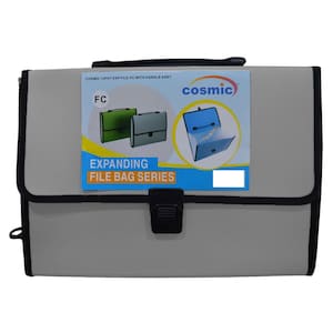 Cosmic Expanding File with Handle, FC Size, 13 Pockets
