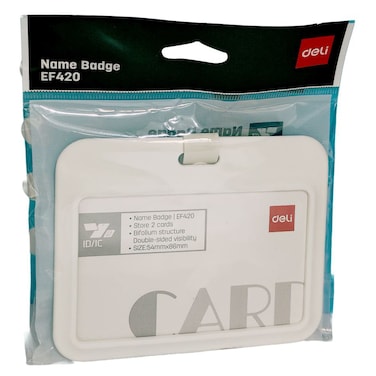 Deli Name Badge EF420, 54 x 86 mm