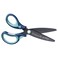 Pelikan Griffix Left-Handed Ergonomic School Scissors, Rounded Tip, Blue