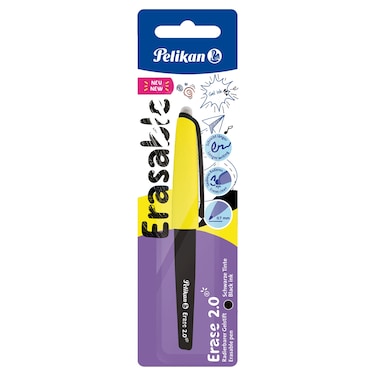 بليكان إيريس 2.0 قلم جل قابل للمسح، حبر أسود