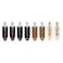 Brushworks Nude No Crease Hair Clips, 8 PCS