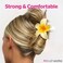 Brushworks Tropical Flower Claw Clips, 3 PCS