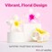 Brushworks Tropical Flower Claw Clips, 3 PCS