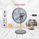 12 Inch Table Fan with 5 Blades, 35W Powerful Airflow, 3 Speed Control, Quiet Desktop Fan