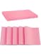 SparkSettings Paper Placemat Disposable, Pink Place Mats with Scalloped Edges, Durable Paper Placemat for Holiday Wedding Party Supplies Decor, 9.75 X 14 Inches, Pack of 50 -