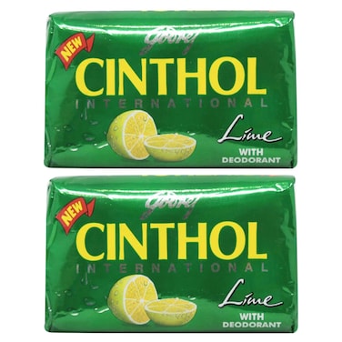 Godrej Cinthol Lime Bath Soap, 125g, Pack of 2