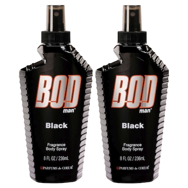 BOD Man Black Fragrance Body Spray, 236ml, Pack of 2