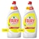 Fairy Core Plus Lemon Dishwashing Liquid, 1.25L, Pack of 2