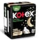 Kotex Maxi Thick Night Natural Sanitary Pads with Wings, 22 Pads, Pack of 2