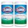 Clorox Fresh Scent Disinfecting Wipes, 75 Wipes, Pack of 2