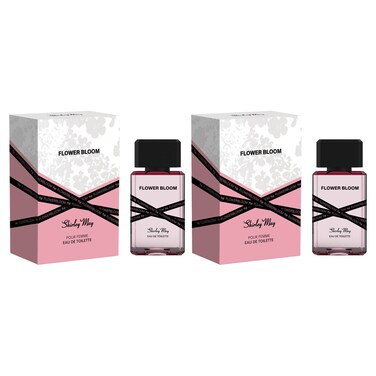 Shirley May Flower Bloom Eau de Toilette for Women, 100ml, Pack of 2