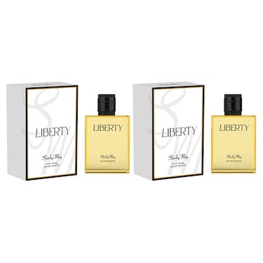 Shirley May Liberty Eau de Toilette for Women, 100ml, Pack of 2