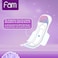 Fam Tri Fold Night Sanitary Pads with Wings, 24 Pads, Pack of 2