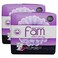 Fam Tri Fold Night Sanitary Pads with Wings, 24 Pads, Pack of 2